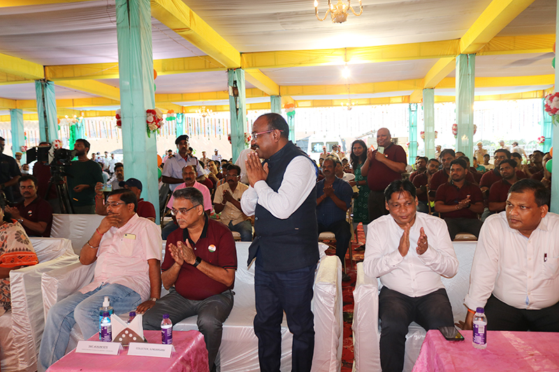 The 4000 Tons per Hour and 8MTPA capacity Coal handling plant at Manoharpur Coal Mines was inaugurated by Hon. Minister Shri Pratap Keshari Deb on 15th August The 4000 Tons per Hour and 8MTPA capacity Coal handling plant at Manoharpur Coal Mines was inaugurated by Hon. Minister Shri Pratap Keshari Deb on 15th August
