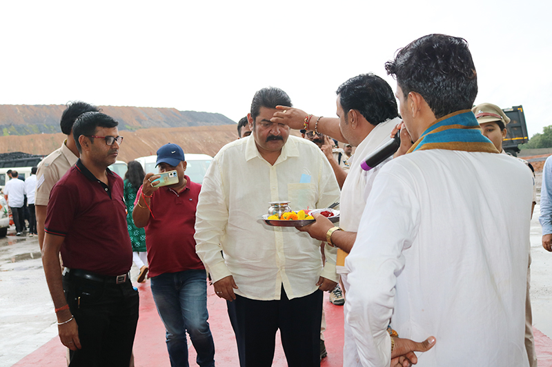 The 4000 Tons per Hour and 8MTPA capacity Coal handling plant at Manoharpur Coal Mines was inaugurated by Hon. Minister Shri Pratap Keshari Deb on 15th August The 4000 Tons per Hour and 8MTPA capacity Coal handling plant at Manoharpur Coal Mines was inaugurated by Hon. Minister Shri Pratap Keshari Deb on 15th August
