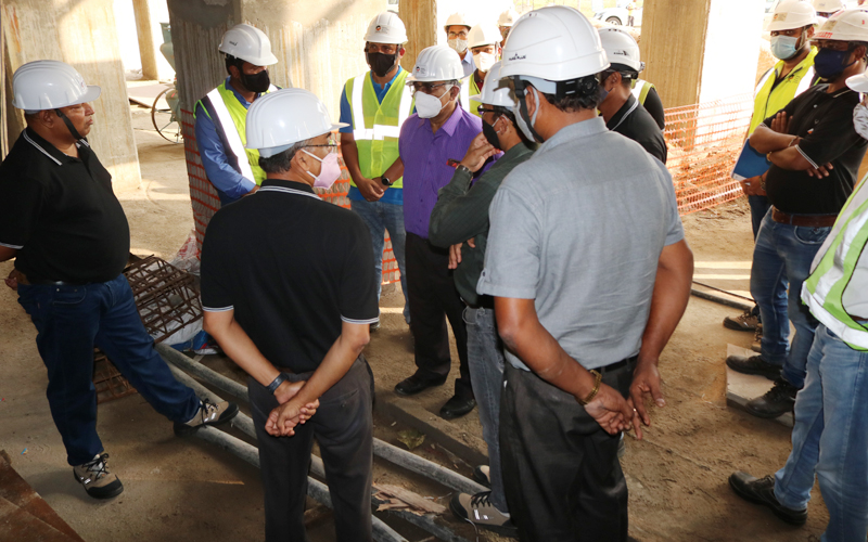 VISIT OF MD,OPGC AND CEO,OCPL TO COAL HANDLING PLANT PROJECT ON 23 SEPTEMBER 2021