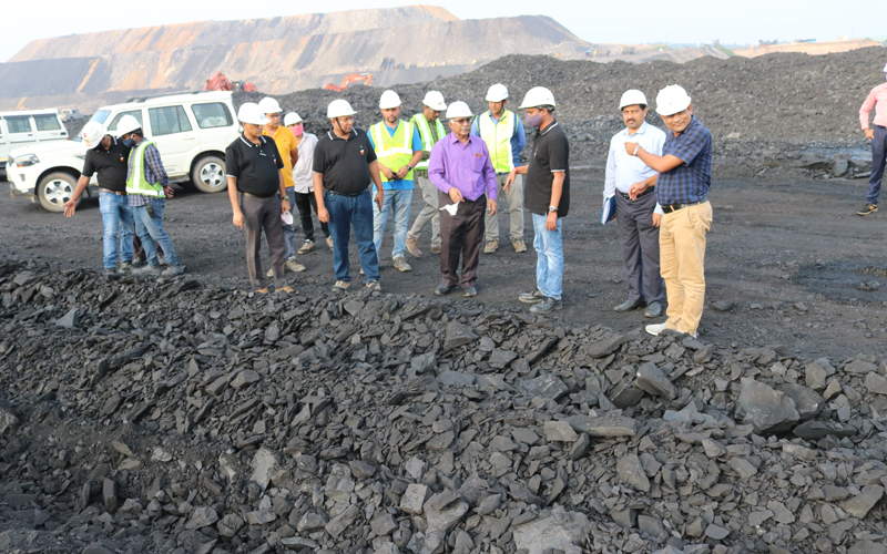 VISIT OF MD,OPGC AND CEO,OCPL TO MANOHARPUR COAL MINES ON 23 SEPTEMBER 2021