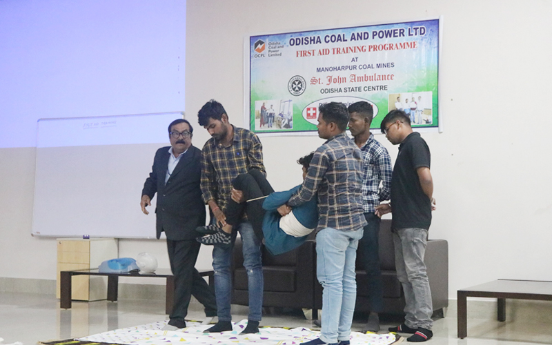 First Aid Training Programme. Which was held at OCPL, Samanwaya Bhawan from 23rd to 25th November 2023 #