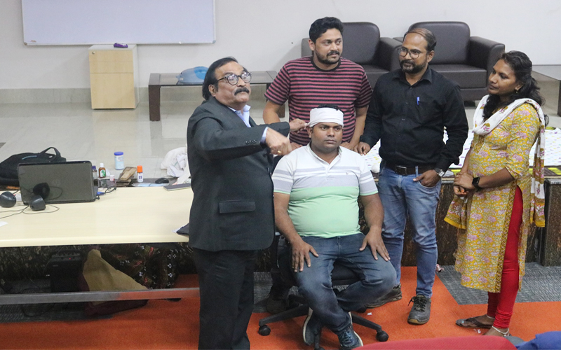 First Aid Training Programme. Which was held at OCPL, Samanwaya Bhawan from 23rd to 25th November 2023 #