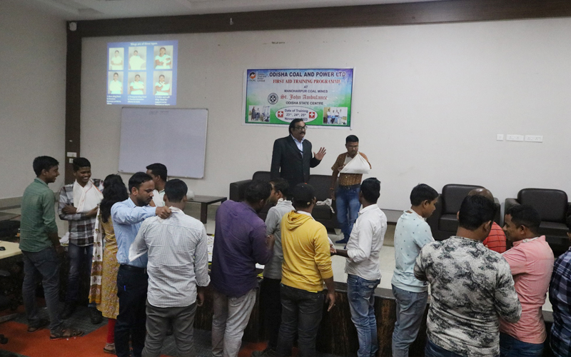 First Aid Training Programme. Which was held at OCPL, Samanwaya Bhawan from 23rd to 25th November 2023 #