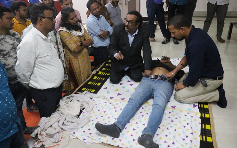First Aid Training Programme. Which was held at OCPL, Samanwaya Bhawan from 23rd to 25th November 2023 #