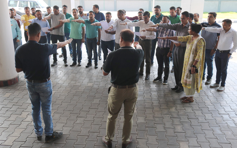 Integrity Pledge on Vigilance Awareness Week- 2023 at Site Office #