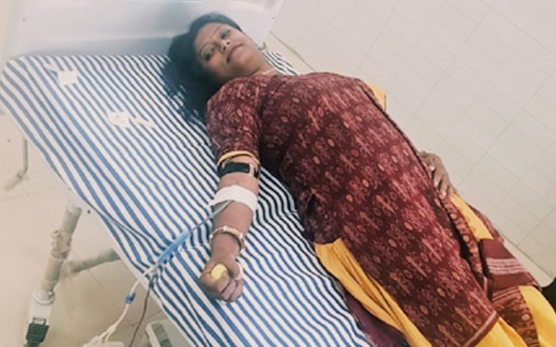 Celebrating OCPL's 10th Foundation Day with a Blood Donation Drive at Manoharpur Site office #