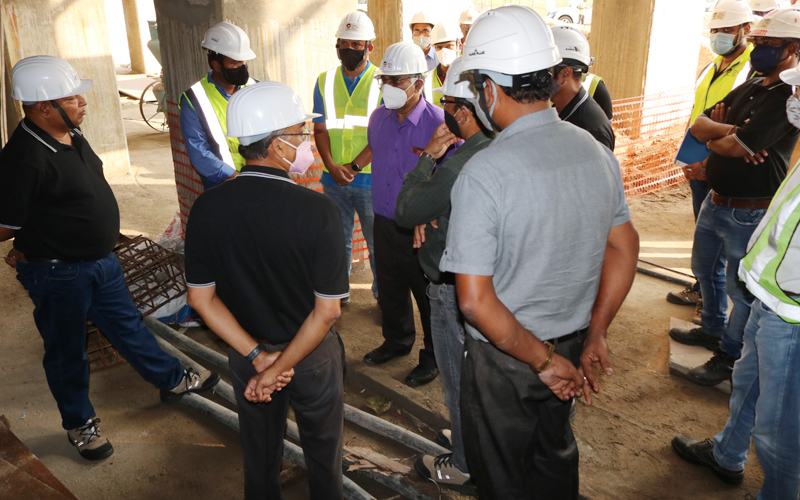 VISIT OF MD,OPGC AND CEO,OCPL TO COAL HANDLING PLANT PROJECT ON 23 SEPTEMBER 2021 VISIT OF MD,OPGC AND CEO,OCPL TO COAL HANDLING PLANT PROJECT ON 23 SEPTEMBER 2021