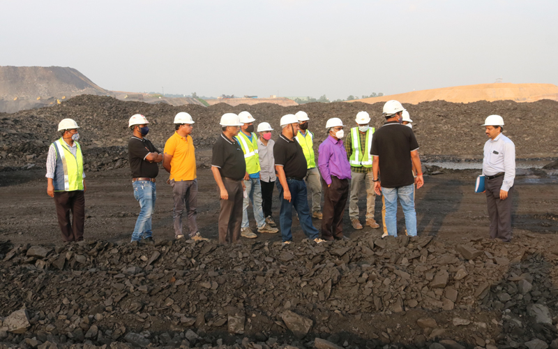 VISIT OF MD,OPGC AND CEO,OCPL TO MANOHARPUR COAL MINES ON 23 SEPTEMBER 2021 VISIT OF MD,OPGC AND CEO,OCPL TO MANOHARPUR COAL MINES ON 23 SEPTEMBER 2021