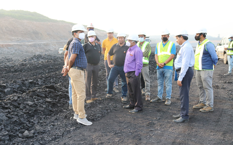 VISIT OF MD,OPGC AND CEO,OCPL TO MANOHARPUR COAL MINES ON 23 SEPTEMBER 2021 VISIT OF MD,OPGC AND CEO,OCPL TO MANOHARPUR COAL MINES ON 23 SEPTEMBER 2021