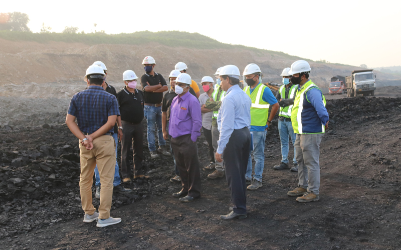 VISIT OF MD,OPGC AND CEO,OCPL TO MANOHARPUR COAL MINES ON 23 SEPTEMBER 2021 VISIT OF MD,OPGC AND CEO,OCPL TO MANOHARPUR COAL MINES ON 23 SEPTEMBER 2021