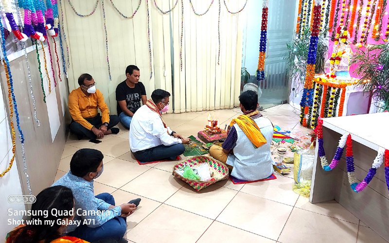 SARASWATI PUJA CELEBRATION OF CORPORATE OFFICE OCPL SARASWATI PUJA 2022