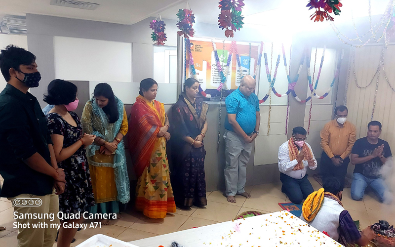 SARASWATI PUJA CELEBRATION OF CORPORATE OFFICE OCPL SARASWATI PUJA 2022