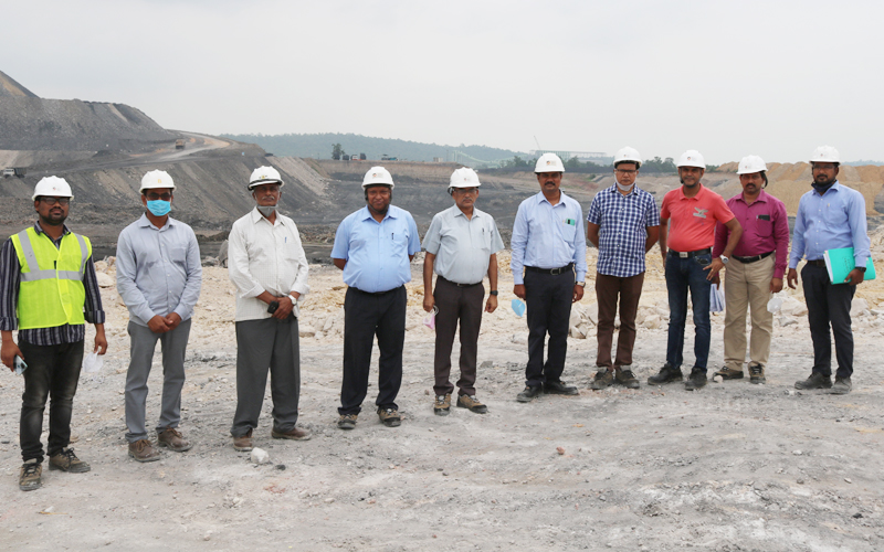 Visit of Mine Area Visit of Mines Area