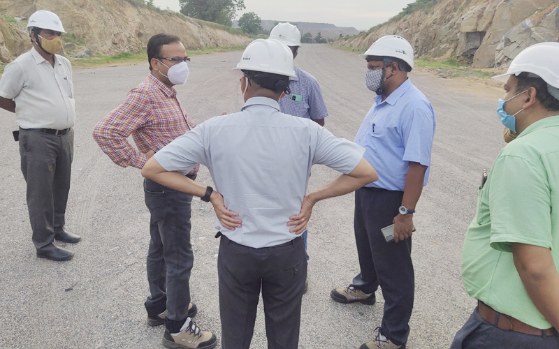 Visit of Mine Area Visit of Mines Area