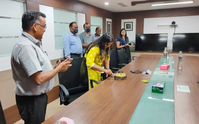 Birthday Celebration of Miss Shanta Shalini Ekka, Bhubaneswar 75th Independence day celebration at Corporate office, Bhubaneswar