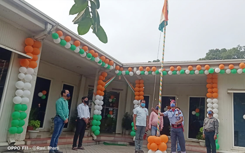 Independence day celebration at Hemgir office Independence day celebration at Hemgir office