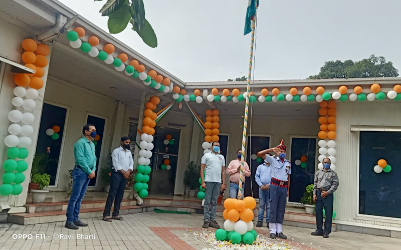 Independence day celebration at Hemgir office Independence day celebration at Hemgir office