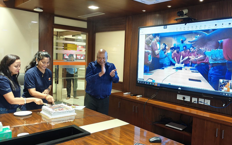 OCPL Turns 10 - Celebrating with a Special Cake Cutting Ceremony at Corporate office #