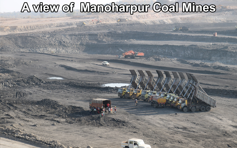 A view of Manoharpur Coal Mines A view of Manoharpur Coal Mines