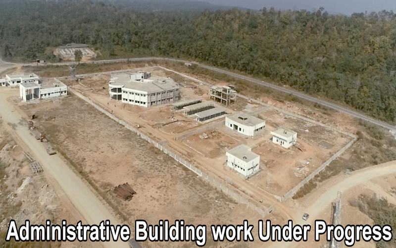 Administrative Building work Under Progress Administrative Building work Under Progress