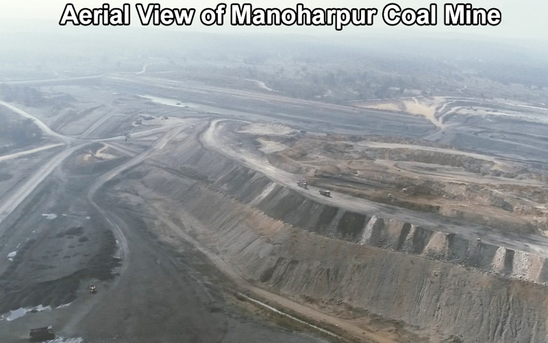 Aerial View of Manoharpur Coal Mine-2 Aerial View of Manoharpur Coal Mine-2