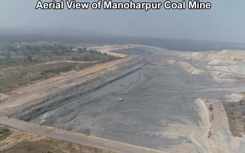 Aerial View of Manoharpur Coal Mine-3 Aerial View of Manoharpur Coal Mine-3
