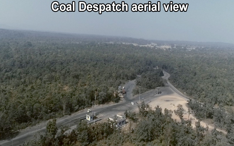 Coal Despatch aerial viewn Coal Despatch aerial view