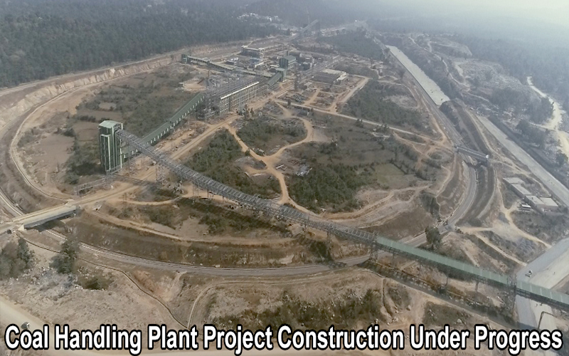 Coal Handling Plant Project Construction Under Progress. Coal Handling Plant Project Construction Under Progress