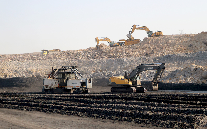 Surface Miner under operation. Surface Miner under operation